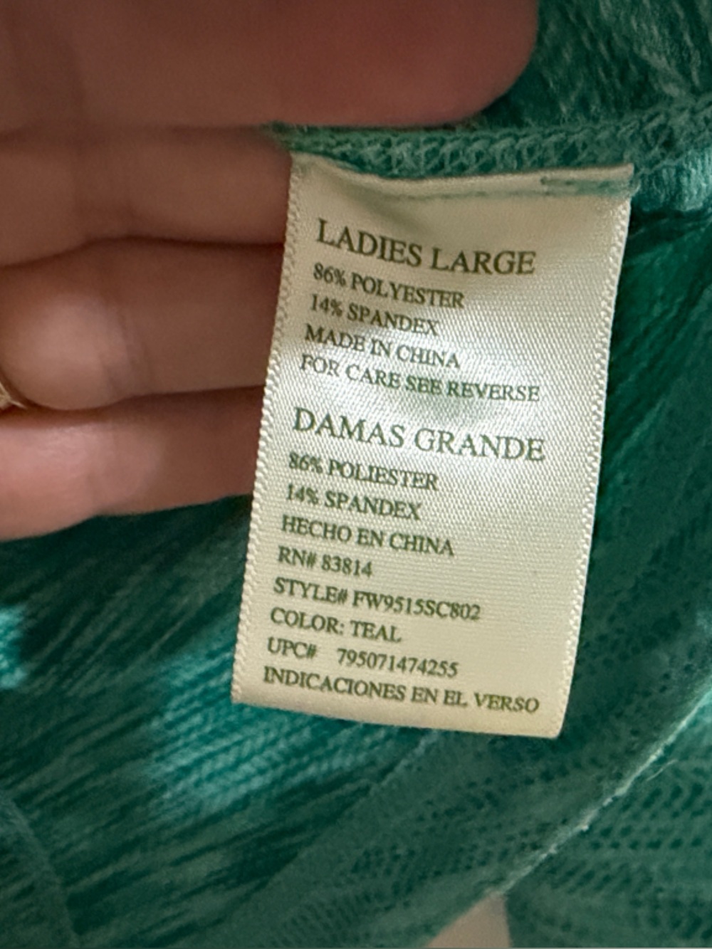 Tangerine Teal Zip-Up Utility Jacket - Picture 3 of 7